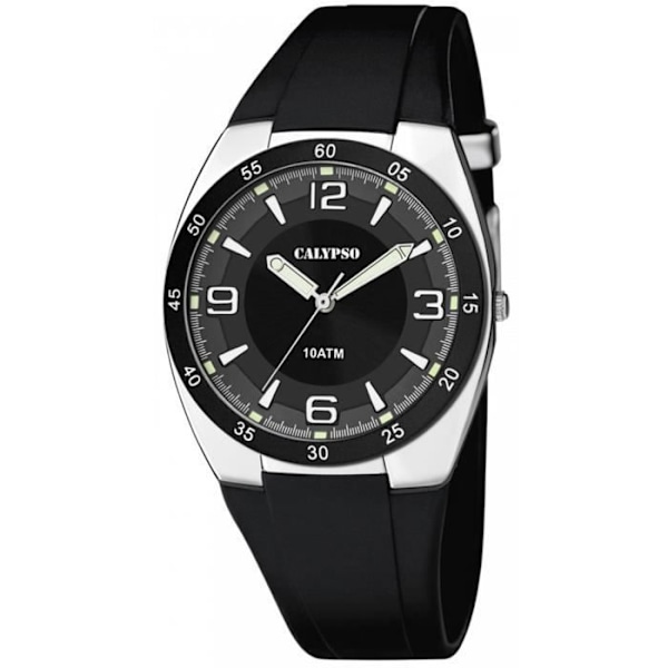 Ur - Calypso - K5753-3 - Sport - Sort - Kvarts - Analogisk Svart grå