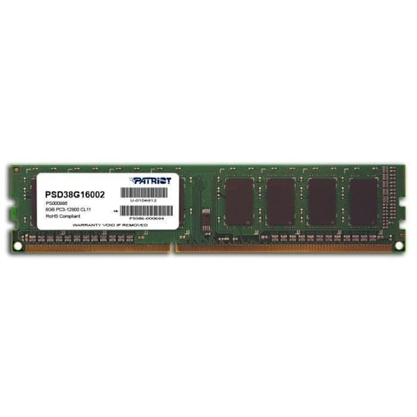 Patriot Memory Signature Serie DDR3 1600 MHz PC3-12800 8GB (1x8GB) C11 - PSD38G16002