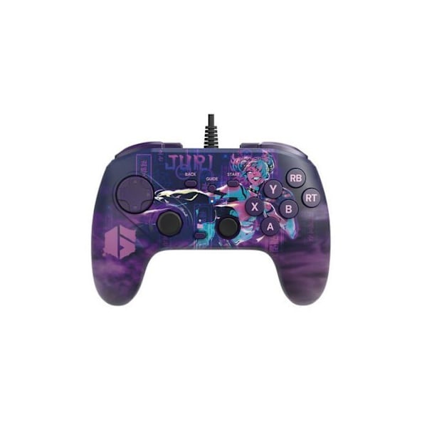 Manette Filaire Fighting Commander Octa - Hori - Edition Street Fighter 6 Juri - Tilbehør til PC
