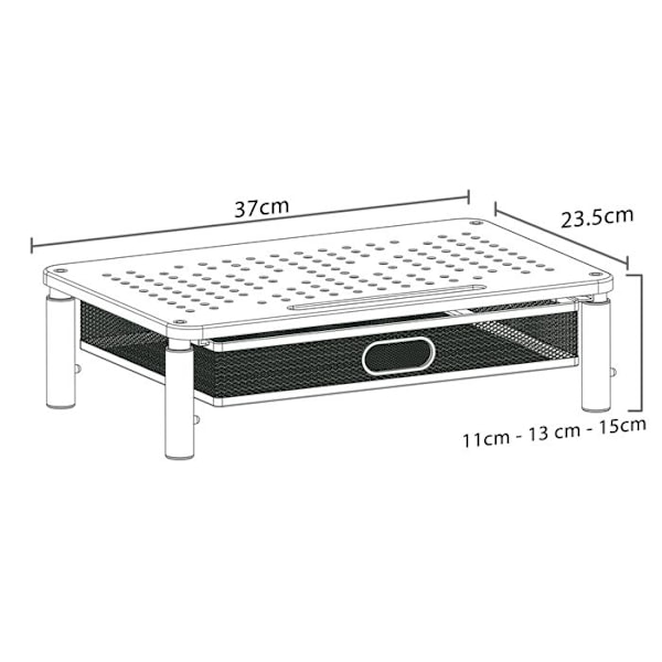 Maclean Monitor/Laptop Stand, 13-32", MC-947