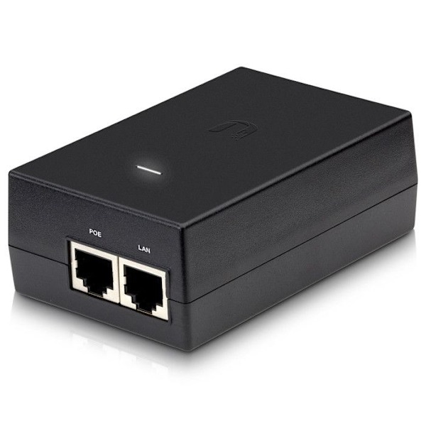 Injectør PoE - UBIQUITI - 48V 24W - 48 porte - Passiv - Indendørs