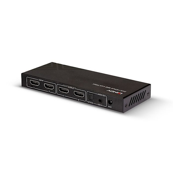 HDMI Matrix 2x2 - Lindy - 38302 - 4K60 - HDMI Switch - Hvid