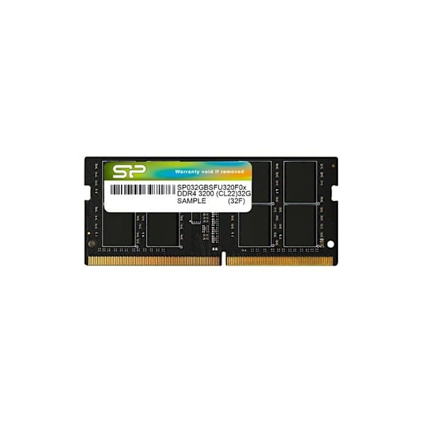 RAM-muisti DDR4 - Silicon Power - 32Go 3200MT/s - SODIMM CL22 - SP032GBSFU320X02
