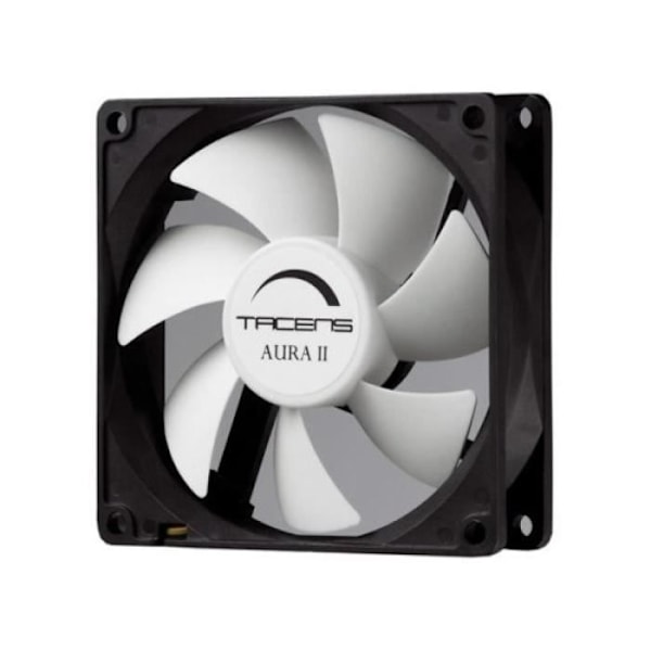 Tacens Aura II ventilator 9cm 12dBA Fluxus II Bear - - Sort, Hvid
