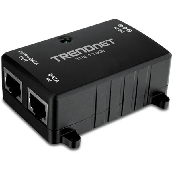 Gigabit PoE injektor - TRENDNET - TPE-113GI - Fuld Duplex Gigabit - Afstand op til 100m