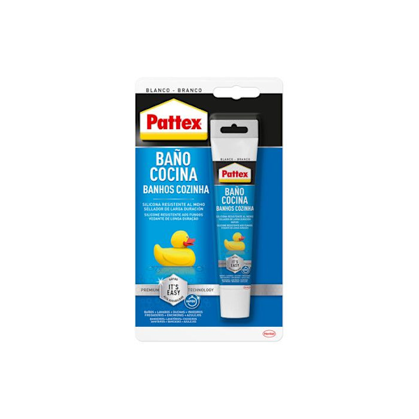 3 Pattex Badeværelse Køkken Hvid 50ml Vit