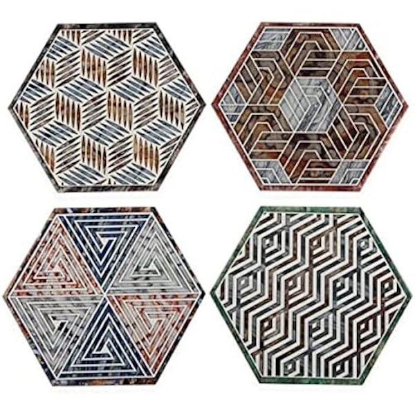 SALVAMANTEL - VERSA - HEXAGONAL - Sekskantede dimensioner - Bordbeskyttelse - Moderne design