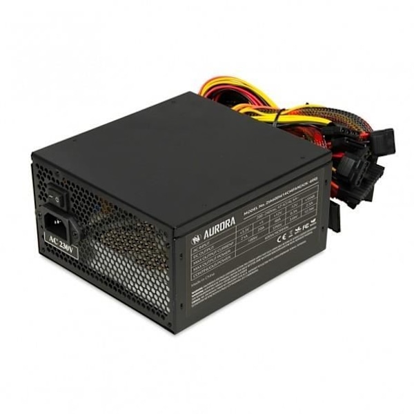 IBOX Aurora 700 W 20+4 pin ATX Virtalähde Musta
