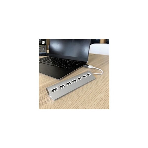 Tnb HUB USB 7 PORTTIA USB-A 2.0 ALUMIINIA