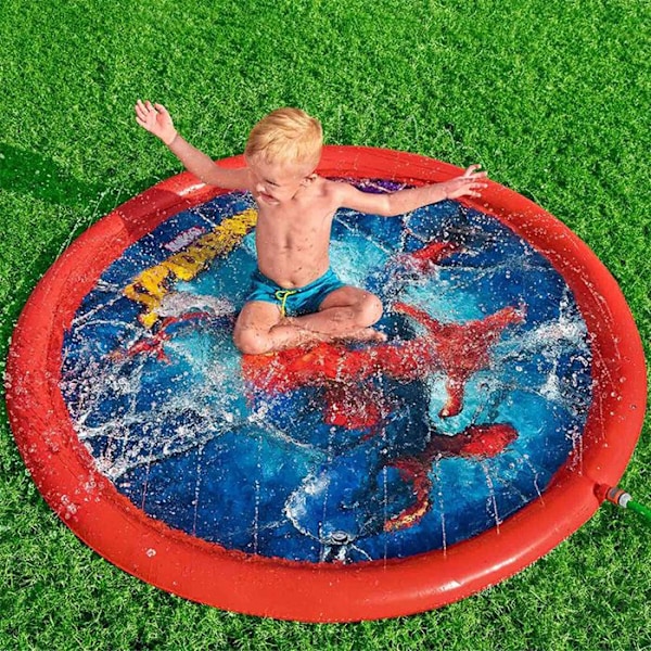 Bestway Spiderman Sprinklerilelu Ø 165 cm Muovia Flerfärgad