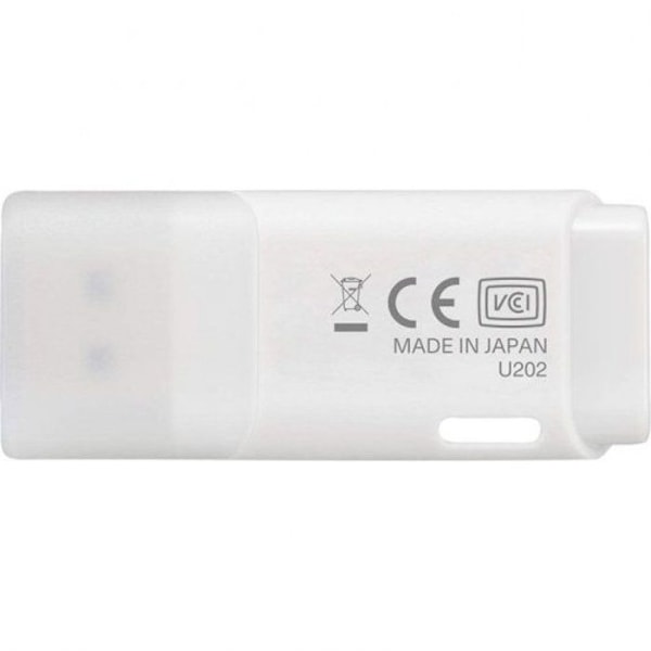 KIOXIA 32 Gt U202 BLANCO USB 2.0 -avain - 32 Gt:n tallennuskapasiteetti - USB 2.0 -liitäntä - Kioxia-merkki