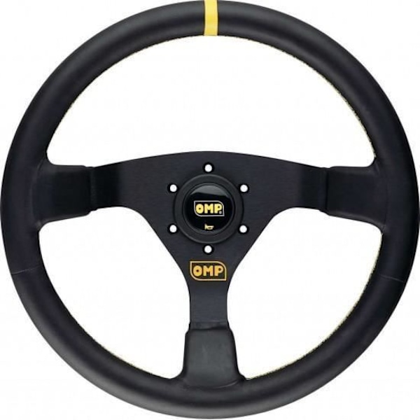 Volant WRC - OMP - Demi Tulipé - Peau Retournée - 350 mm - Sort