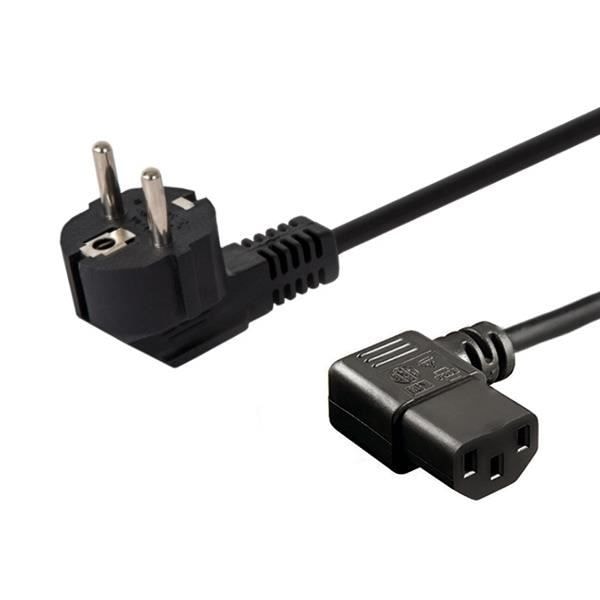 SAVIO CL-116 MUSTA SÄHKÖKAAPELI 1,8 M IEC C13