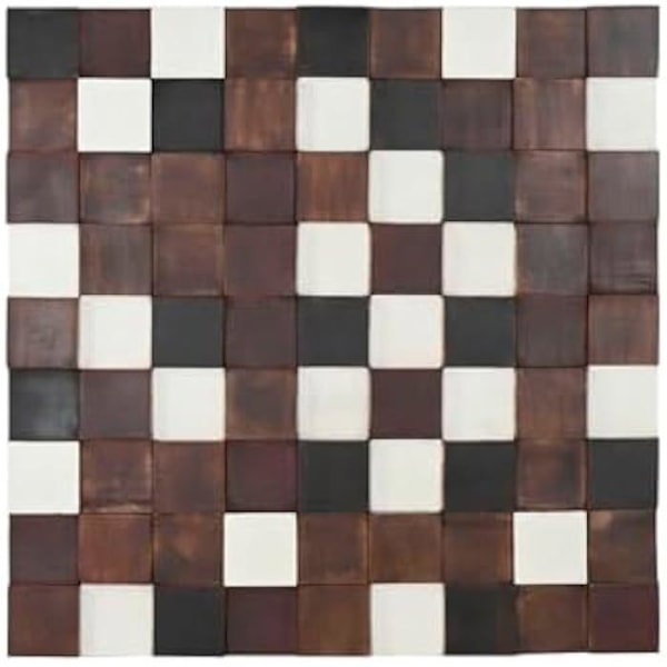 Seinäkoristelu - HOME ESPRIT - Moderni - Monivärinen - 100 x 100 cm - Riippuva mångfärgad