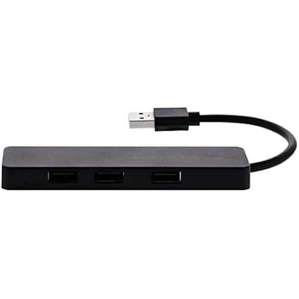USB Hub - T'nB - 4 USB-A-portar - Självförsörjande - Överföringshastighet 480 Mbps - Svart