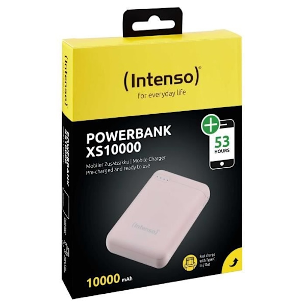 Intenso 7313533 virtapankki vaaleanpunainen litiumpolymeeri