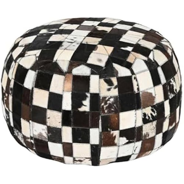 Kudde - DKD HEMINNREDNING - Standard - Brun och krämfärgad - 48 x 35 x 48 cm - Inomhus Brun och grädde
