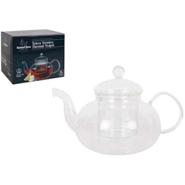 Teapot - INDIEN - Santa Clara - Borosilikatglas - 750 ml - Transparent - Samtida Design Transparent