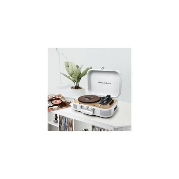 Pladespiller - Muse - MT-201 - Bluetooth - 2 højttalere - Transporttaske