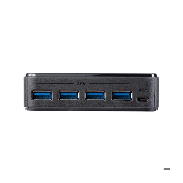 USB 3.0-hub - STARTECH - Delningsswitch med 4 ingångar / 4 utgångar - Strömförsörjning via USB