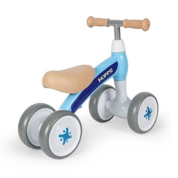 Qplay Hopps bärsele 4 hjul 50x23x40 cm Blå - DEVESSPORT - Barn - Vadderat säte Blå vit