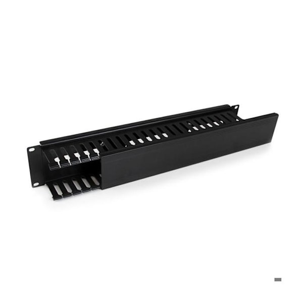 Kabelstyringspanel - STARTECH - CMDUCT2U - 2U - 19" - Sort
