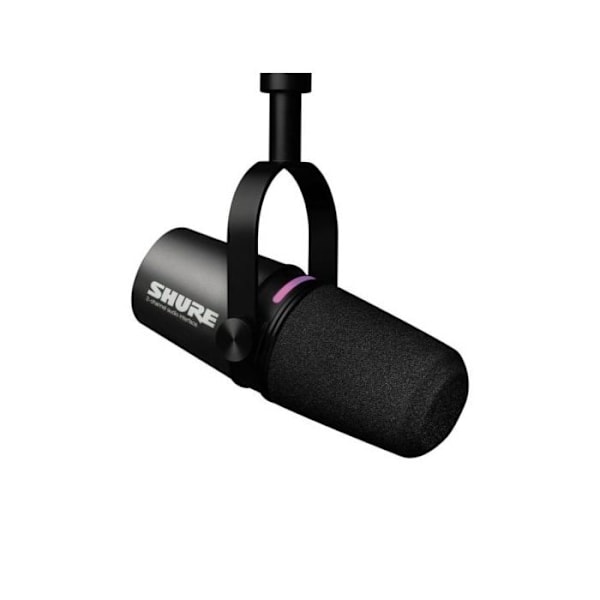 Micro Dynamique - Shure - MV7i - USB-C - Musta - Sisällöntuottajat, Podcasterit