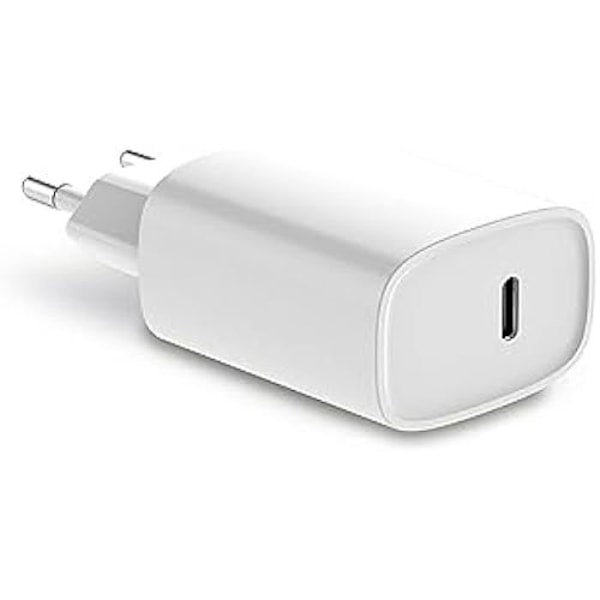 Laddare - KSIX SMART YOUR TECH - Röd Ksix - 25 W - USB-C - Snabbladdning Vit