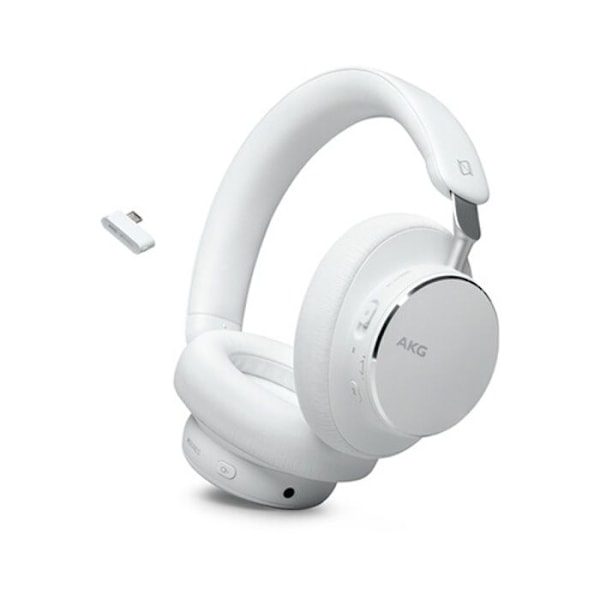 Över-ear hörlurar - AKG - N9 Hybrid - Hi-Res ljud - Adaptiv brusreducering - 100 timmars batteritid Vit