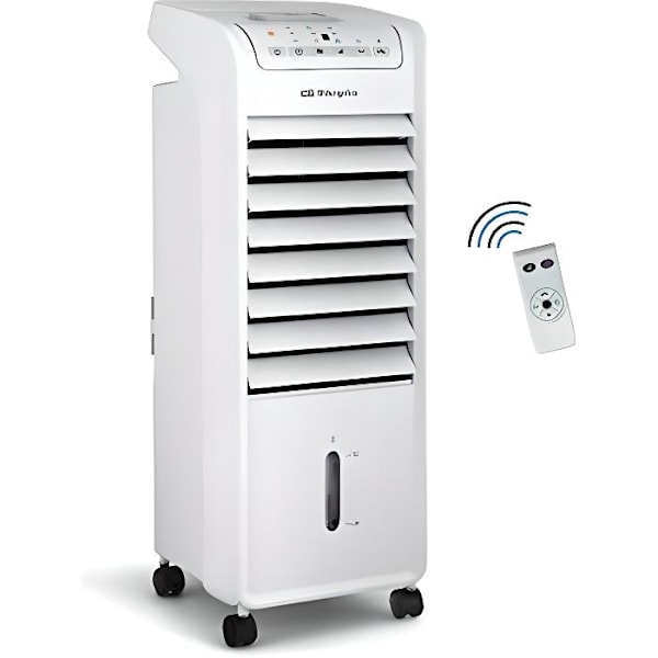 Orbegozo AIR 46 3-i-1 bærbart fordampende klimaanlæg: Ventilator, klimaanlæg og luftfugter, 3 hastigheder, AIR 4 minutter