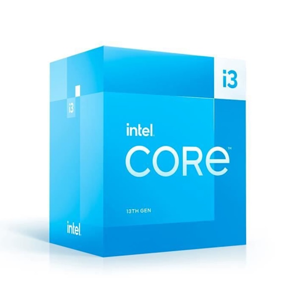 INTEL - Intel Core i3 -prosessori - 13100 - 3,4 GHz / 4,5 GHz