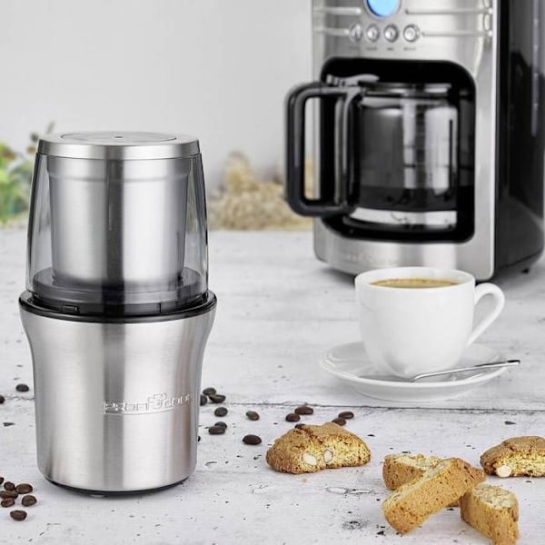 Kaffekvarn - ProfiCook - KSM1021 - 200 W - Silver - Elektrisk hackare Silver