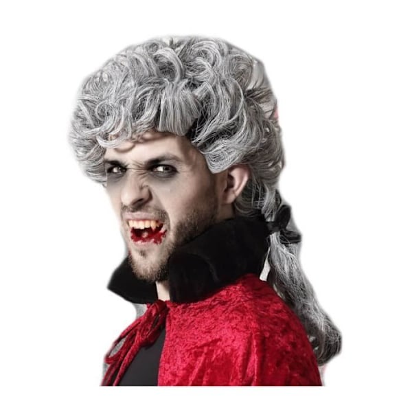 Grå vampyrperuk för män Grå
