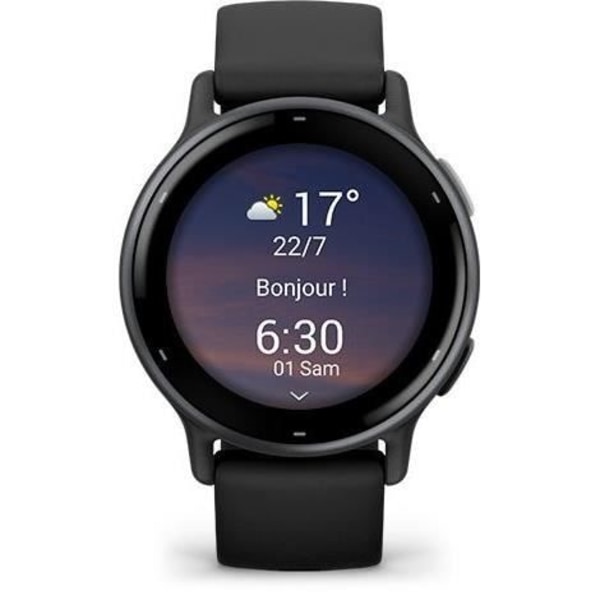 Smartwatch - GARMIN - Vivoactive 5 - Sort silikonearmbånd Grå