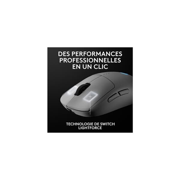Logitech G PRO 2 Lightspeed trådlös spelmus Vit