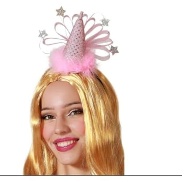 Pink Fancy pandebånd - BIGBUY CARNIVAL - Festtilbehør Rosa