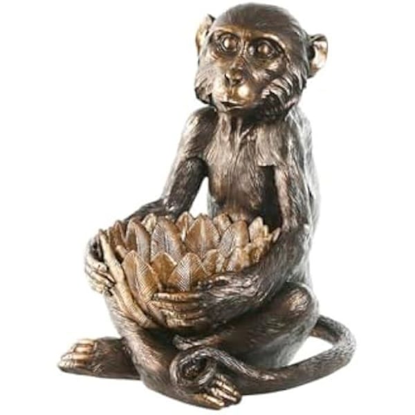 Koristeellinen hahmo - KOTI ESPRIT - S3054132 - Tummanruskea - Monivärinen - 55 x 45 x 42 cm Flerfärgad