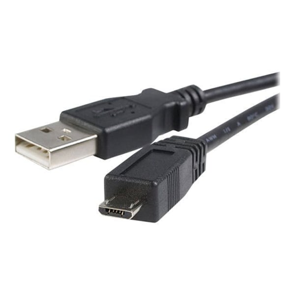 Mikro-USB-kaapeli - STARTECH - USB A - Micro B - 3 m - Musta
