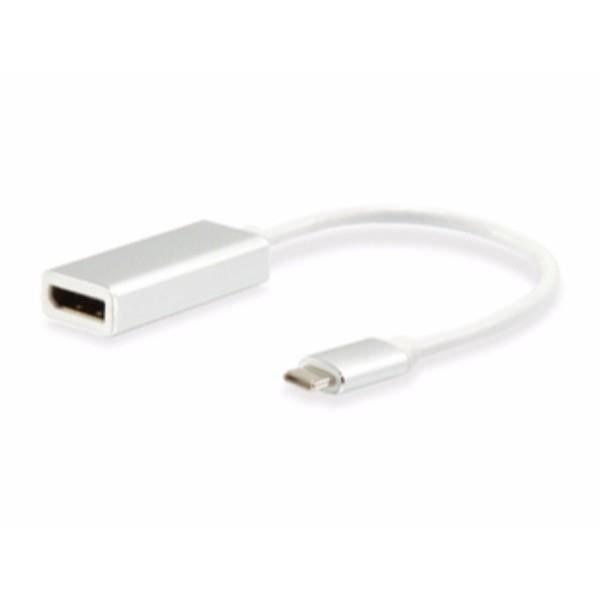 USB Type C A Dp Hun Adapter Kabel Ref. 133458 Hvid