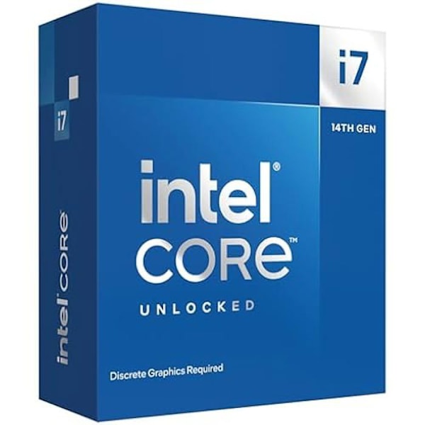 Processor - INTEL - Core™ i7-14700KF - 20 kerner - 28 tråde - Op til 5,6 GHz