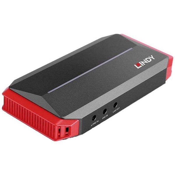 Videooptagelseskort - LINDY - 43377 - USB - Sort - HDMI 4K