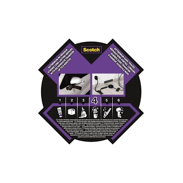 3M Korjauskangas Extremium Ei Jäämiä - Harmaa - 18mx48mm Grå