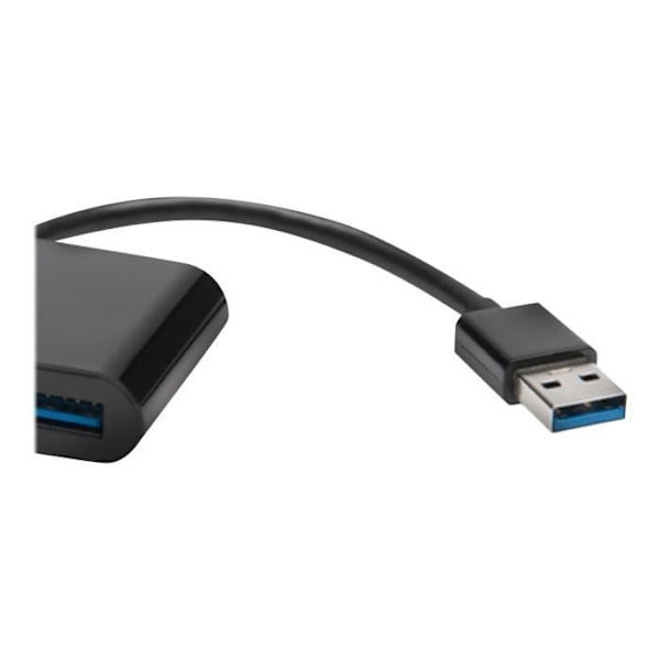 Koncentrator (hub) - KENSINGTON - UH4000 - 4 portar - USB - Extern