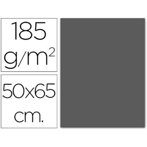 Kartong - Guarro - Plomo Grey - 50x65 cm - 185 g - 25 enheter grå