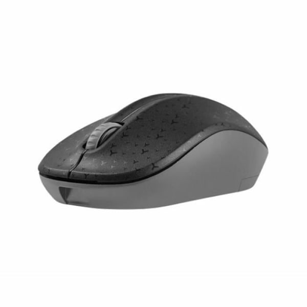 Hiiri - Natec - TOUCAN - Ergonominen - 1600 dpi - Langaton - Musta musta, Harmaa