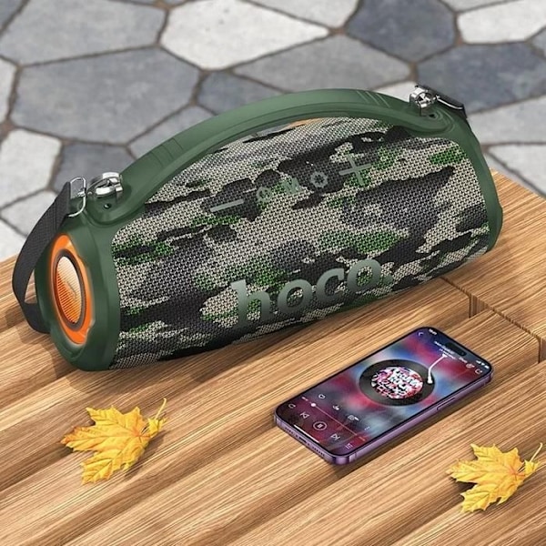 Hoco HA4 Camo - Kannettava ja voimakas Bluetooth-kaiutin kaikkiin seikkailuihisi