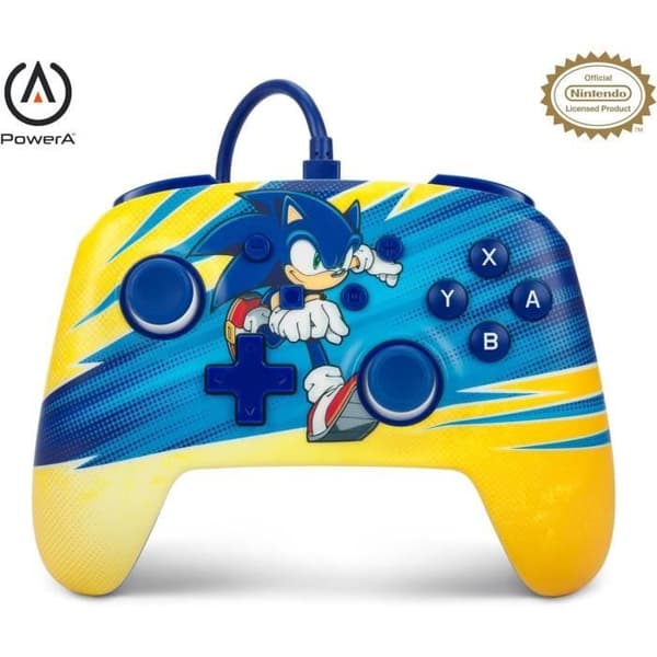 Langallinen ohjain - POWER A - Nintendo Switch - Sonic Boost