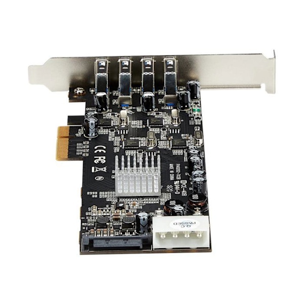 USB-sovitin - STARTECH - PCI Express -ohjainkortti 4 USB 3.0 -portilla - 4 erillistä 5 Gb/s kaistaa