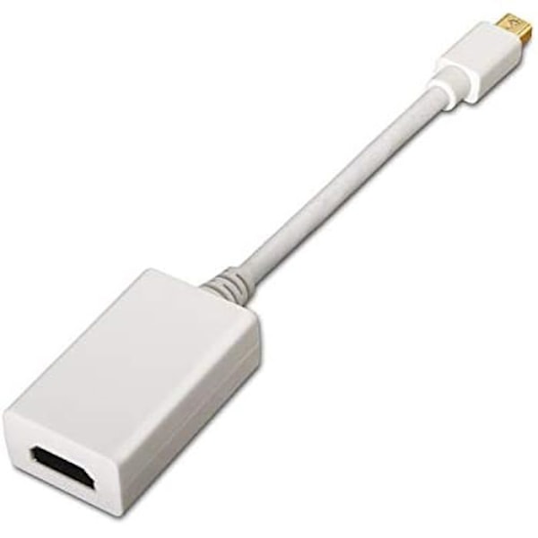 AISENS A125 – 0138 – 15 cm Mini DP til HDMI konverter, hvid Vit