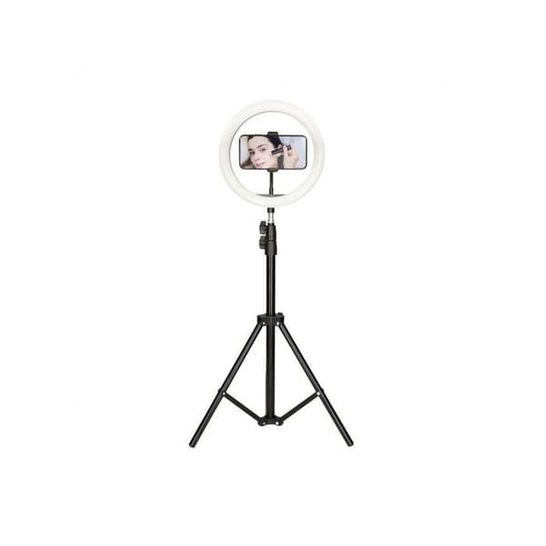 FOTO STUDIO MAX RING LED MED STATIV KSIX Svart